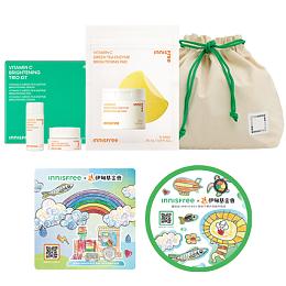 【維他命C淡斑棉片體驗組+旅行一定要袋(束口袋)+紙杯墊】