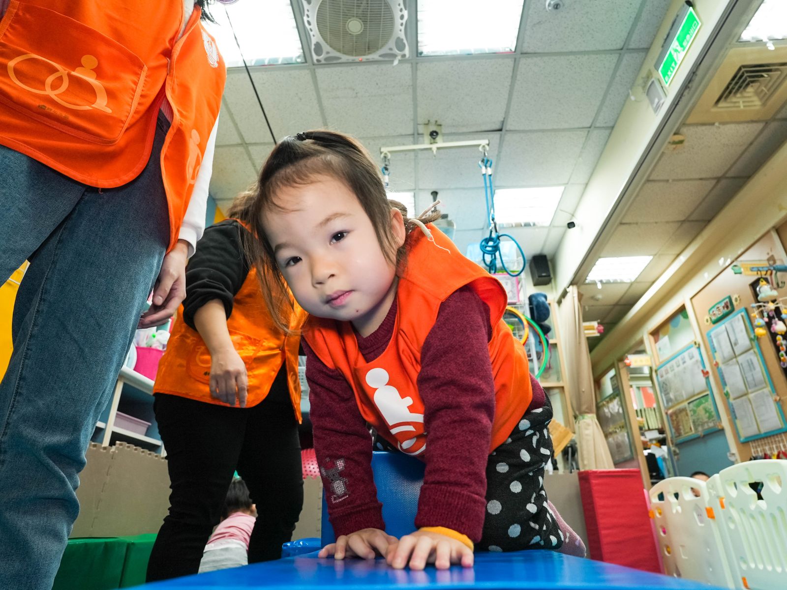 因行動不便，進出方便的客廳是憲哥最常待的地方。