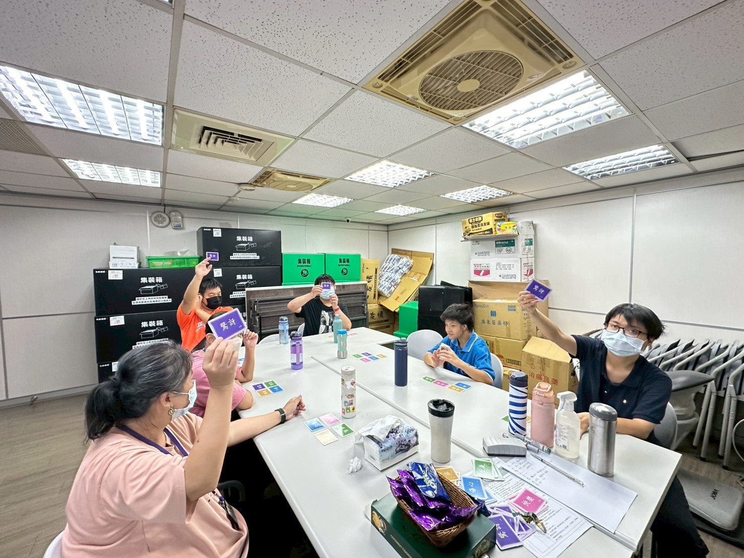 小作所裡有不同課程，讓學員能學習興趣、練習社交、培養工作能力